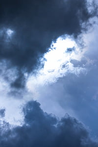 폭풍 구름, 스카이, 블루, 클라우드, 자연, 구름, 뇌우