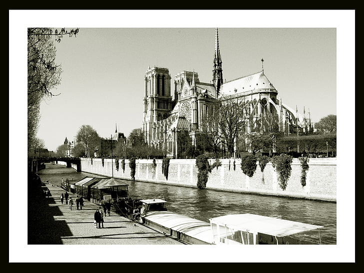 Paris, Prancis, Monumen, arsitektur, Jembatan, Seine, Warisan