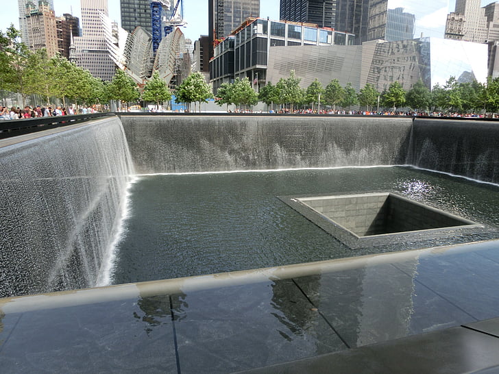 Pomnik, Ground zero, Stany Zjednoczone Ameryki, Manhattan, Nowy Jork, Światowe centrum handlu, Stany Zjednoczone