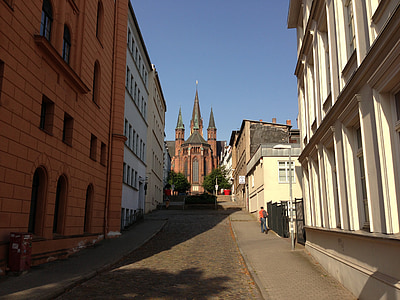 Schwerin, Mecklenburg-Länsi-Pommerin, osavaltion pääkaupunki, historiallisesti