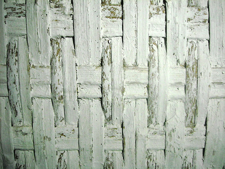 sadelgjord, Bamboo, väggen, gedeg, sesek, vit