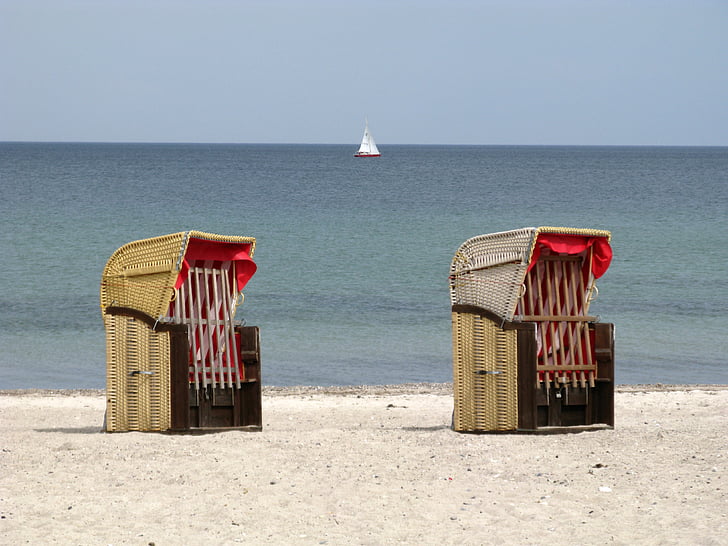 clubes, Mar Báltico, Praia do mar Báltico, areia, mar, férias, recuperação de