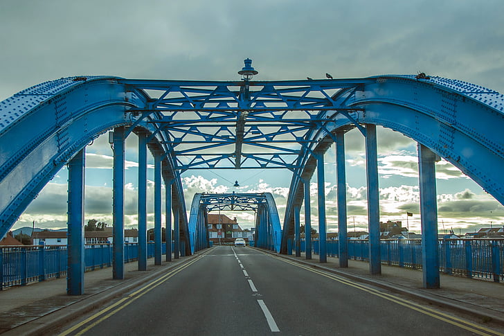 pont, au pays de Galles, chemin d’accès, l’Angleterre