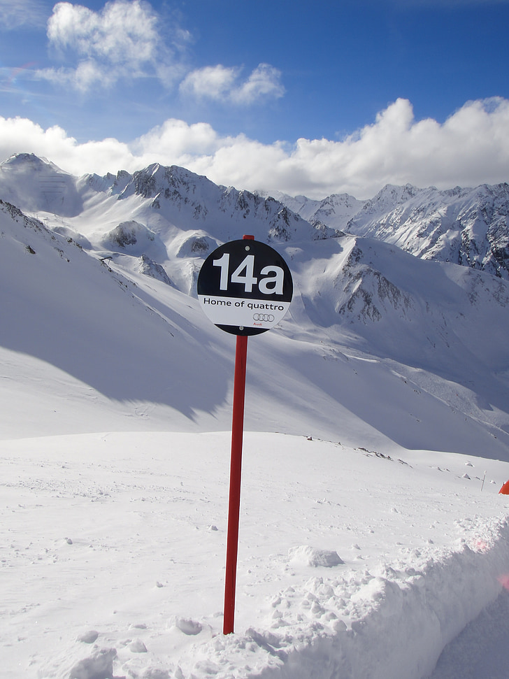 Ski, Skifahren, schwarze piste, Alpine, Abreise, Schnee, Wintersport