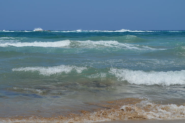 mùa hè, Bãi biển, kỳ nghỉ, Crete, Stalis