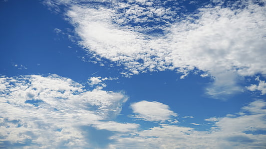 cel, núvols, forma núvols, paisatge