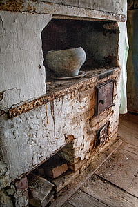 stove, old house, antiquity