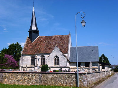 barquet, Saint jean, kirke, religiøse, bygning, Frankrig, kristendommen
