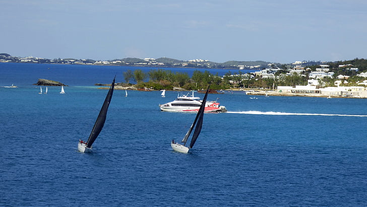 vitorlás hajó, Racing, utazás, óceán, Bermuda, cirkáló, Yacht