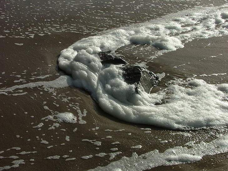 Zen, сволочь, мне?, пляж, песок, волна, прилив