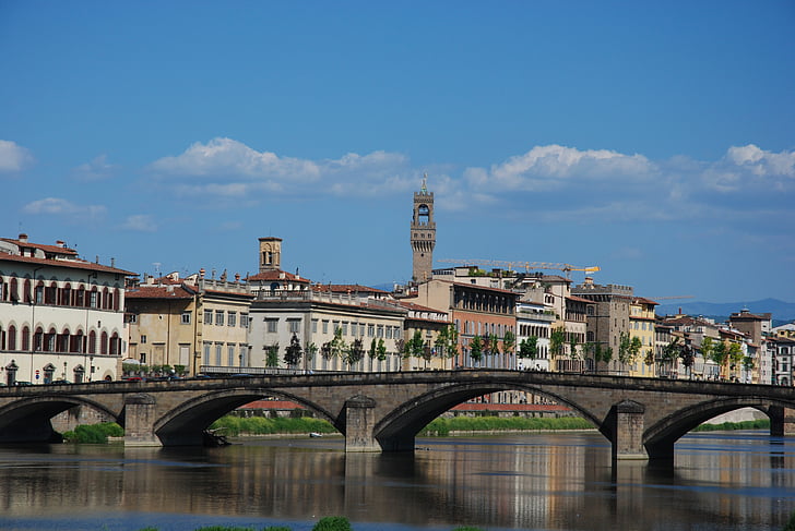 Florence, Italie, Italia, monuments, sculptures, architecture, statues