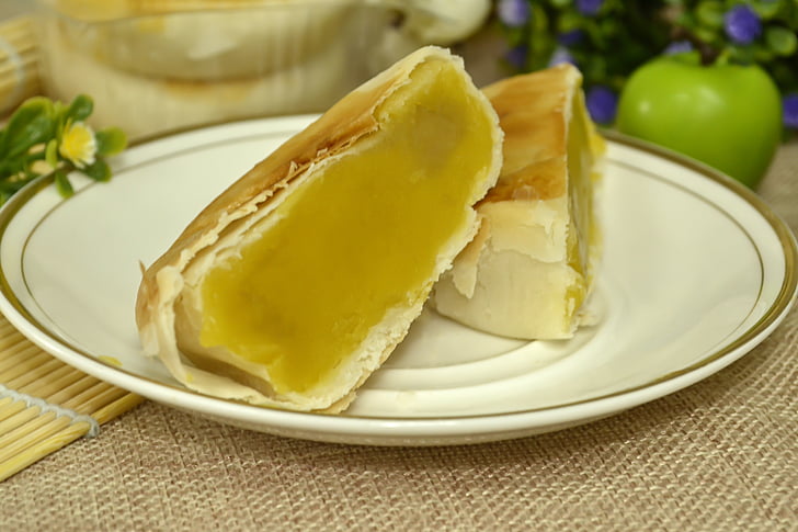 Durian taart, Durian, Close-up, zachte, de Mid-Autumn festival, Thailand, Thailand producten