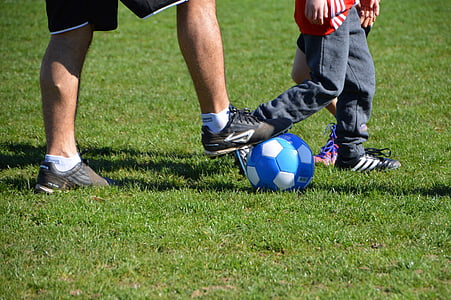 children, football, attack, defense, striker, jersey, play