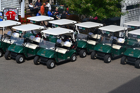 Golf club, avto, voziček, golf voziček, Golf, šport, na prostem