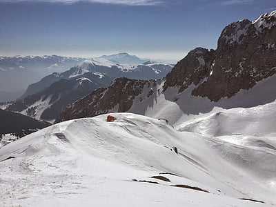 Mountain, sneh, zimné, Taliansko, hory, horolezectvo, za studena
