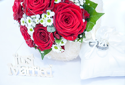 mawar, buket Pengantin, pernikahan karangan bunga, pernikahan