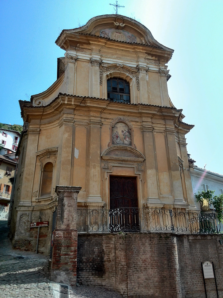 Canelli, Iglesia, Asti, Piamonte, arquitectura, Europa, lugar famoso