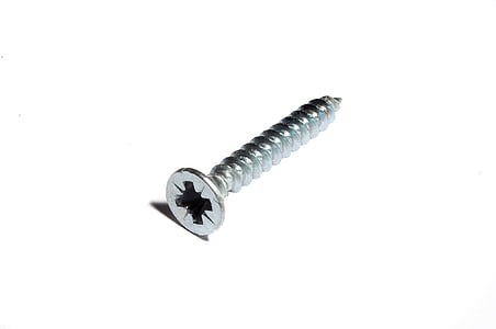 cross screw, iron, macro, metal, steel, thread, woodscrew