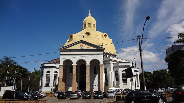 Kathedraal, São carlos, São paulo, Brazilië, het platform