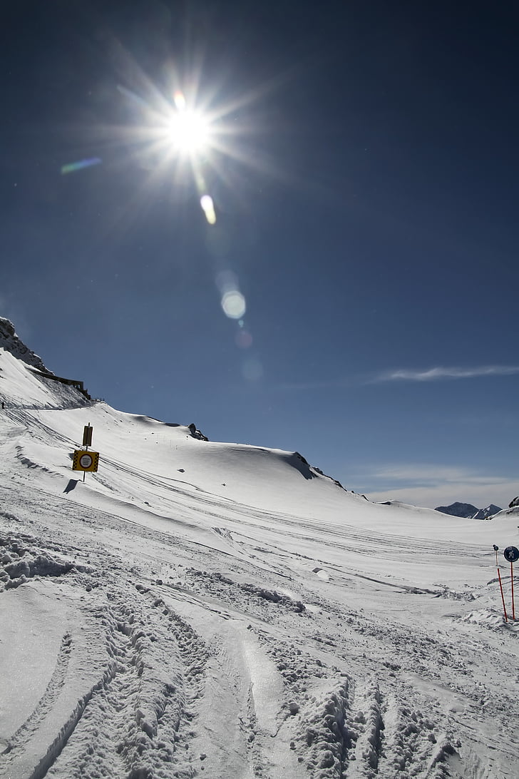 natur, bjerge, vinter, sne, Østrig, Ski, snowboard