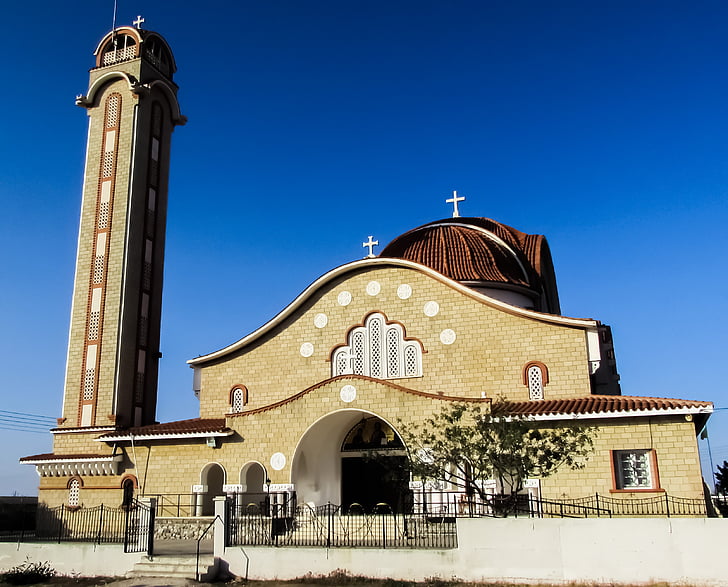 Kypros, Dherynia, Ayii pantes, kirke, ortodokse, religion, arkitektur