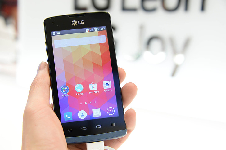 LG, Leon, smartphone, Androïde, Tech, slimme telefoon, mobiele telefoon
