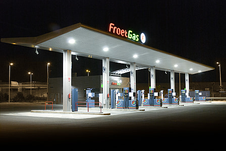 Froet gas, Tankstelle, Benzin, Rabatt, professionelle