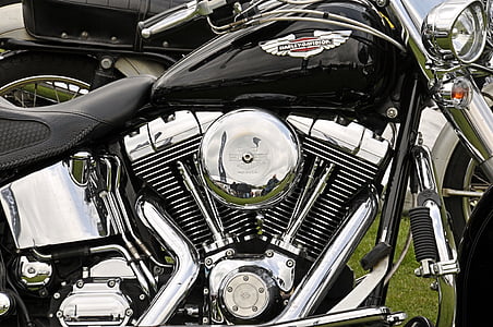 Harley-davidson, мотоцикл, двигун, перевезення, транспортний засіб, Chrome