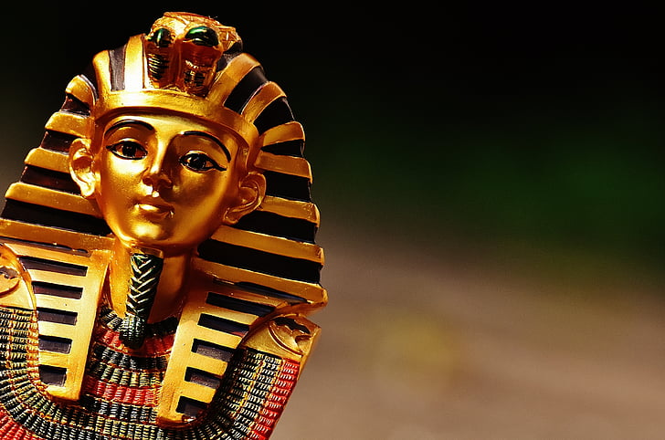 statula, Egiptas, paveikslas, Egipto, Faraonų, galva, kultūrų