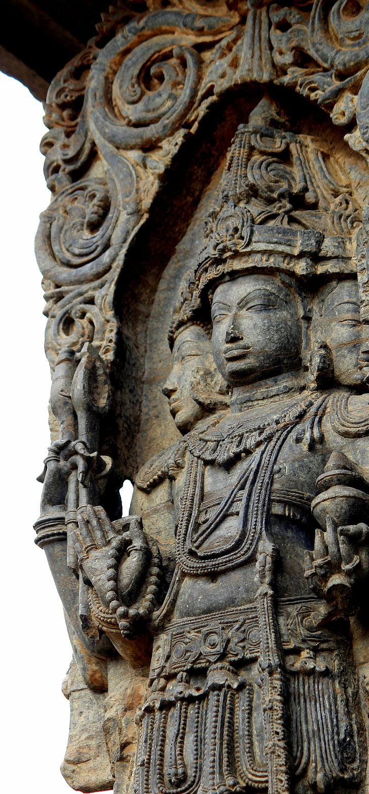 Srečko, halebeedu, hoysala, Karnataka, starodavne templje, Hinduizem, arhitektura
