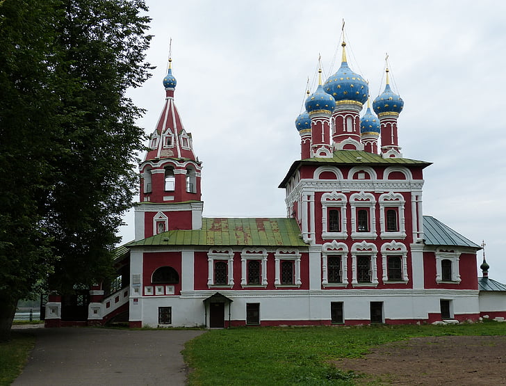 Rusko, zlatý prsten, historicky, ortodoxní, kostel, Ruská pravoslavná církev, Věřte