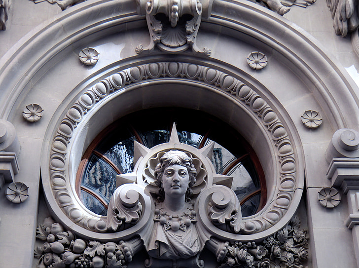άγαλμα, γλυπτική, προτομή, Μνημείο, σιλουέτα, πάνω από την πόρτα