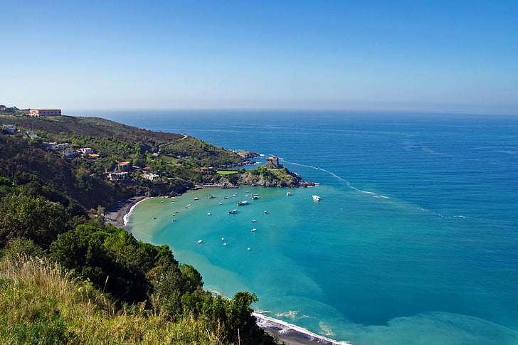 San nicola arcella, morje, Kalabrija, Italija, zaliv, Rada, Beach