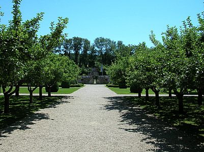 Градина, schalaburg, Замъкът Градина, дърво, парк - човек прави пространство