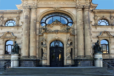 Düren, Museum, Hoesch-museum, Eingang, historisch, Architektur, Gebäude