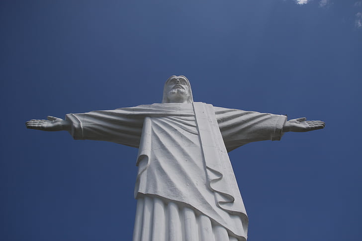Kristus, Återlösare, Taubaté, staty, Kristus Frälsaren, monumentet, Brasilien