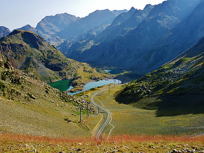 ežerų Robertas, Chamrousse, Alpės, žygiai pėsčiomis, Prancūzija, kalnų, kalnų grandinė