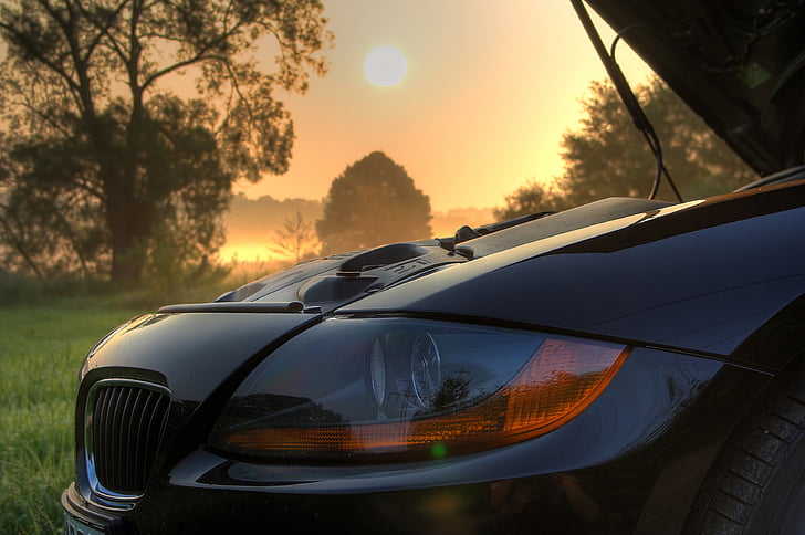 BMW, Z4, E85, Roadster, izlazak sunca, pkw, Otvorite