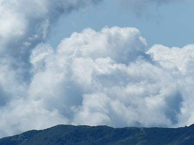 cel, núvols, núvol Torres, cotonoses, fons, fons d'escriptori, paper d'empaperar