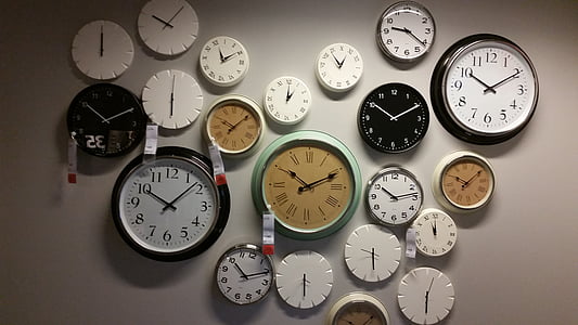 rellotges de paret, temps, rellotge, cronometratge, horari, cara de rellotges, minutera