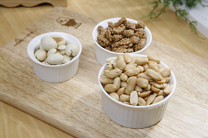 Erdnuss, Kaffee-Erdnuss, glutinous Reis Erdnüsse, Essen, Bio, Samen, vegetarisches Essen