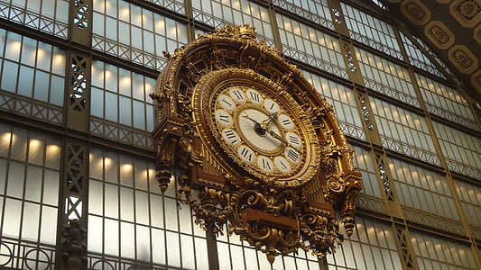 시계, 오 르 세 미술관, 파리, 하루의 시간