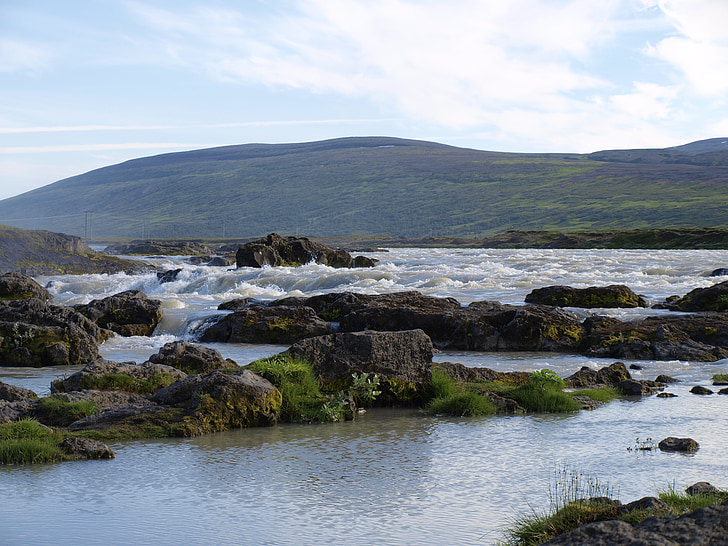 Islandia, krajobraz, wody, Rzeka