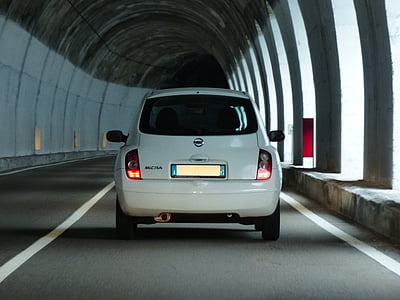 weg, Auto, tunnel, verkeer, besturen van een auto, rit, Opel