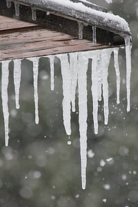 jääpuikko, talvi, Ice, Frost, lumi, pudota, jäädytetty