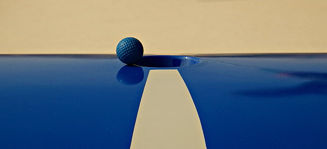 Bangolf, mini golf club, Skicklighetsspel, Mini golfboll, bollen, Minigolf-anläggning, hinder