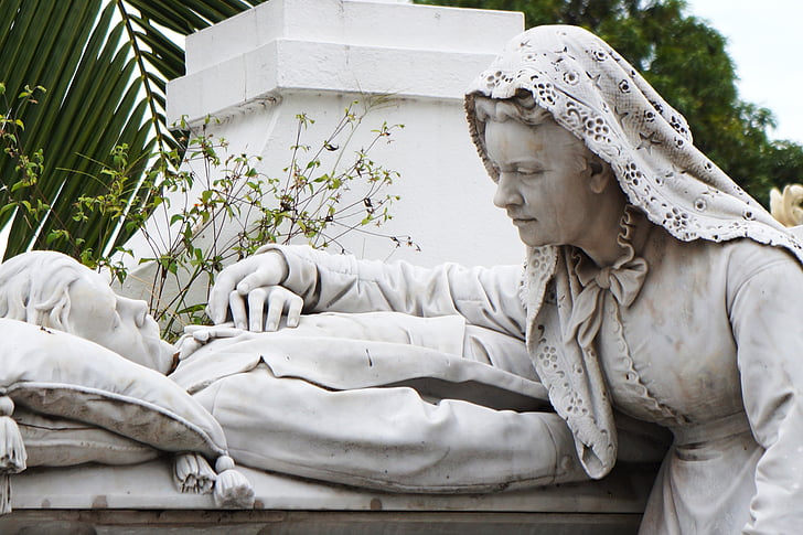 El Salvador, ilustres, Cementerio, tumba, muerte, Blanco, escultura