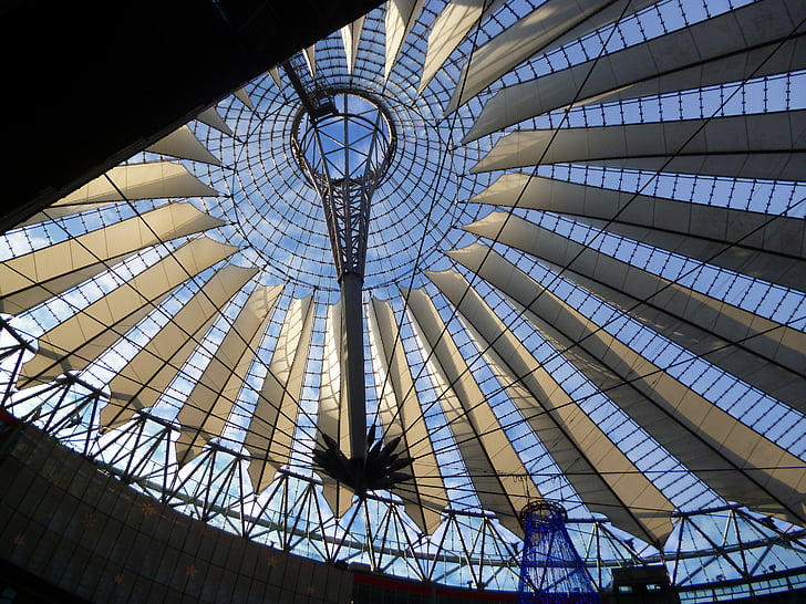 Berlín, SONY, arquitectura, ciudad, vidrio, edificio, Alemania