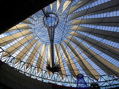 Берлин, Sony, архитектура, град, стъкло, сграда, Германия