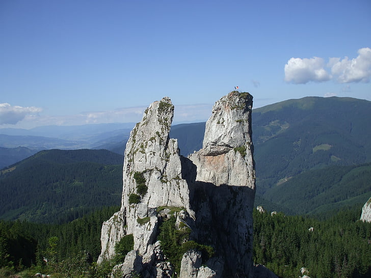 pietrele doamnei, Rarau, Rumunija, uolos, Rokas, akmuo, Alpinizmas